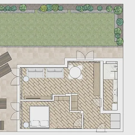 - 6 Person - Premium Baltic With Garden Apartment